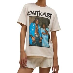 DAYDREAMER Outkast Photo Weekend Tee in Dirty White Size L New with Tag MSRP $88